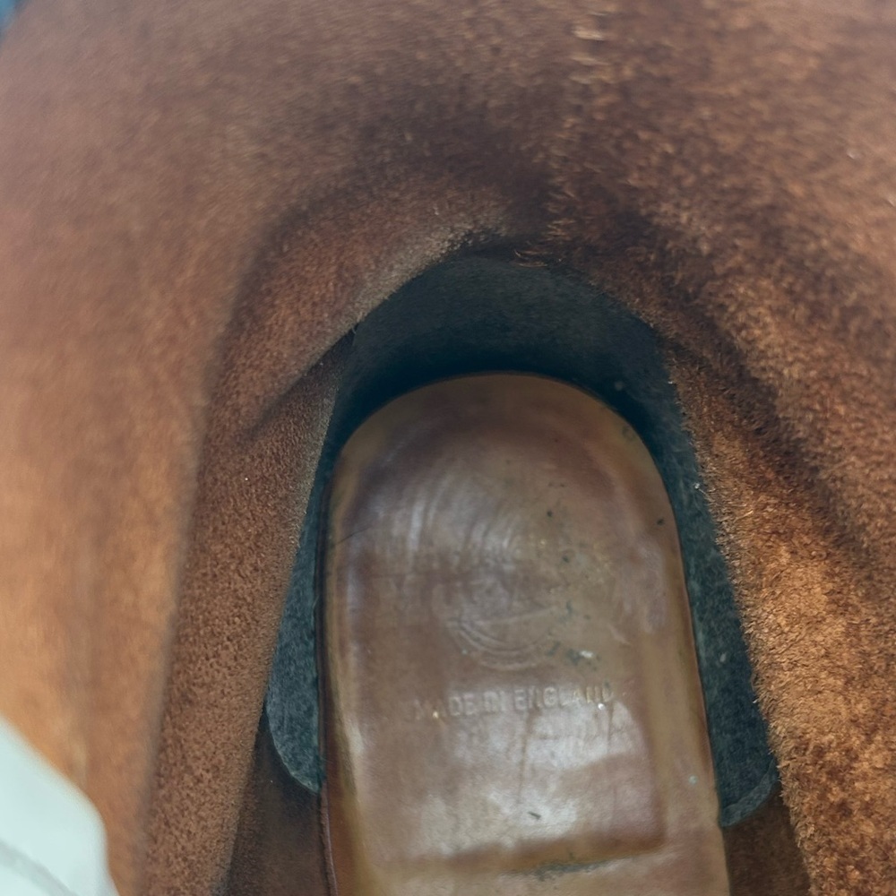 Vintage Dr. Martens White Bex Toe Cap 1460 Lace up Boot Made In England W 11 - Picture 9 of 11